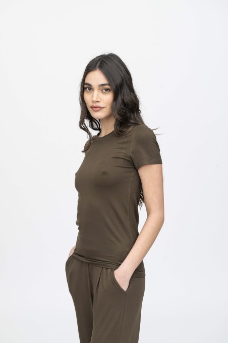 Majestic Filatures | T-shirt slim in viscosa