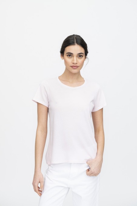 Majestic Filatures | T-shirt girocollo basica in Cotone Silk Touch