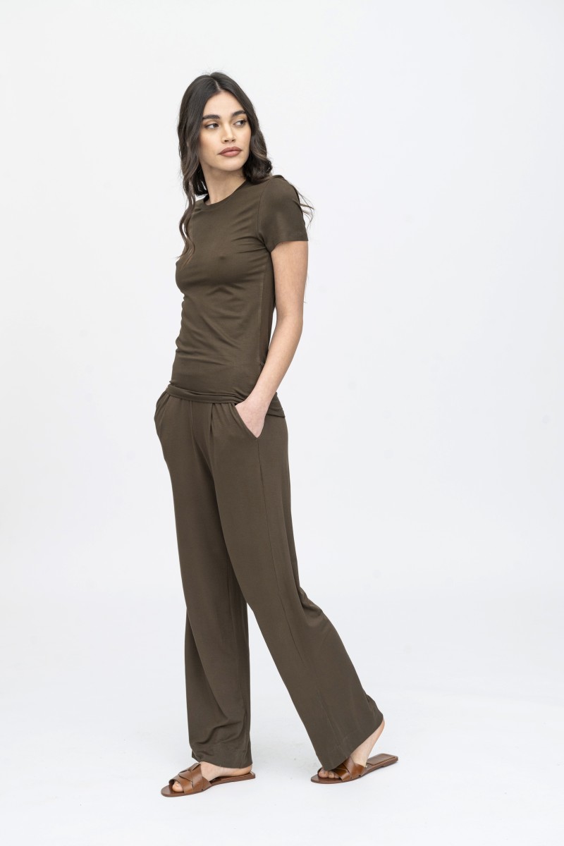 Majestic Filatures | Pantalone con fondo ampio e pinces