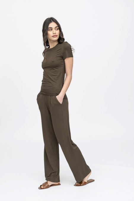 Majestic Filatures | Pantalone con fondo ampio e pinces