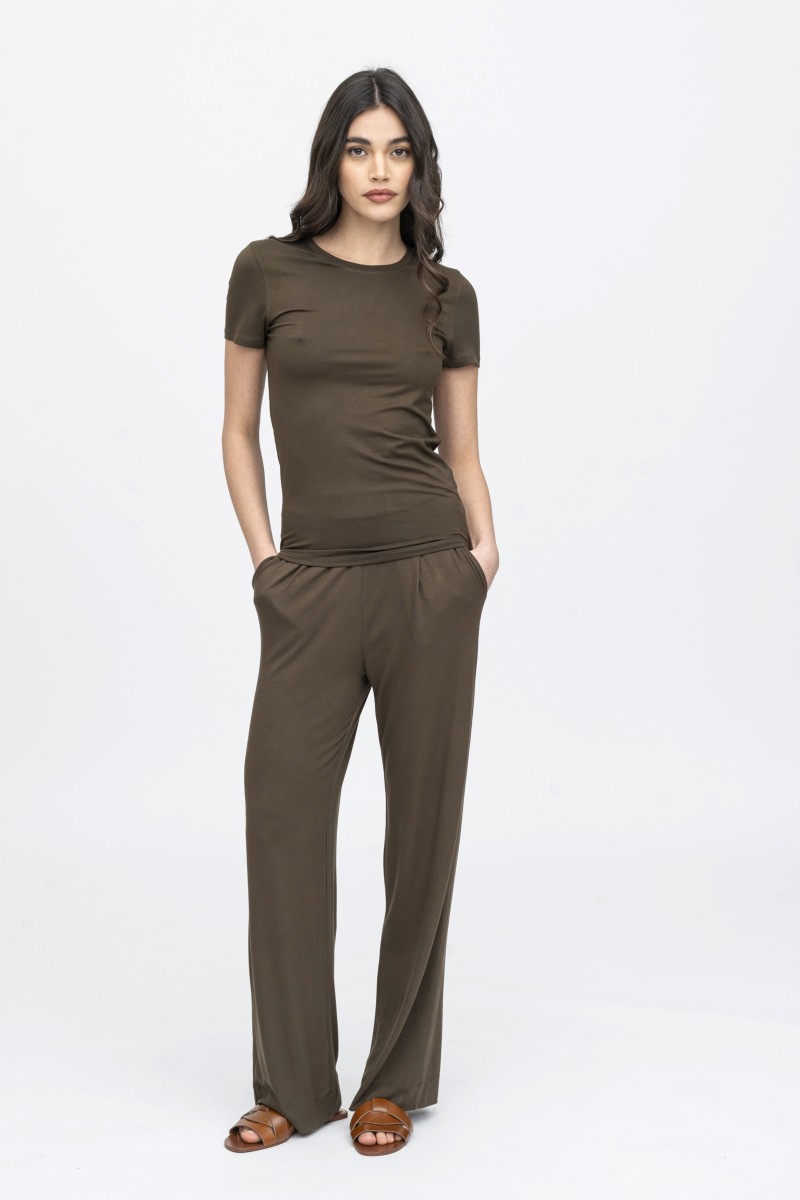 Majestic Filatures | Pantalone con fondo ampio e pinces