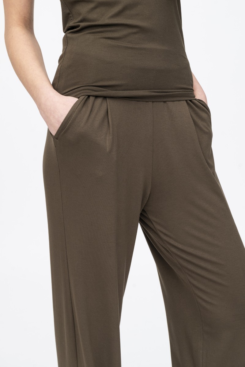 Majestic Filatures | Pantalone con fondo ampio e pinces