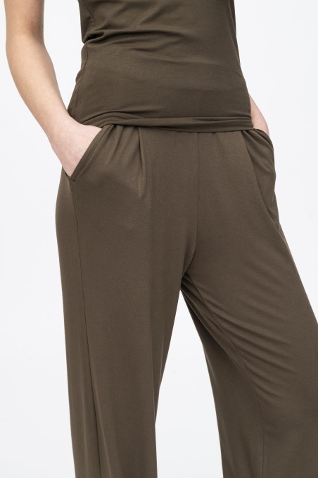 Majestic Filatures | Pantalone con fondo ampio e pinces