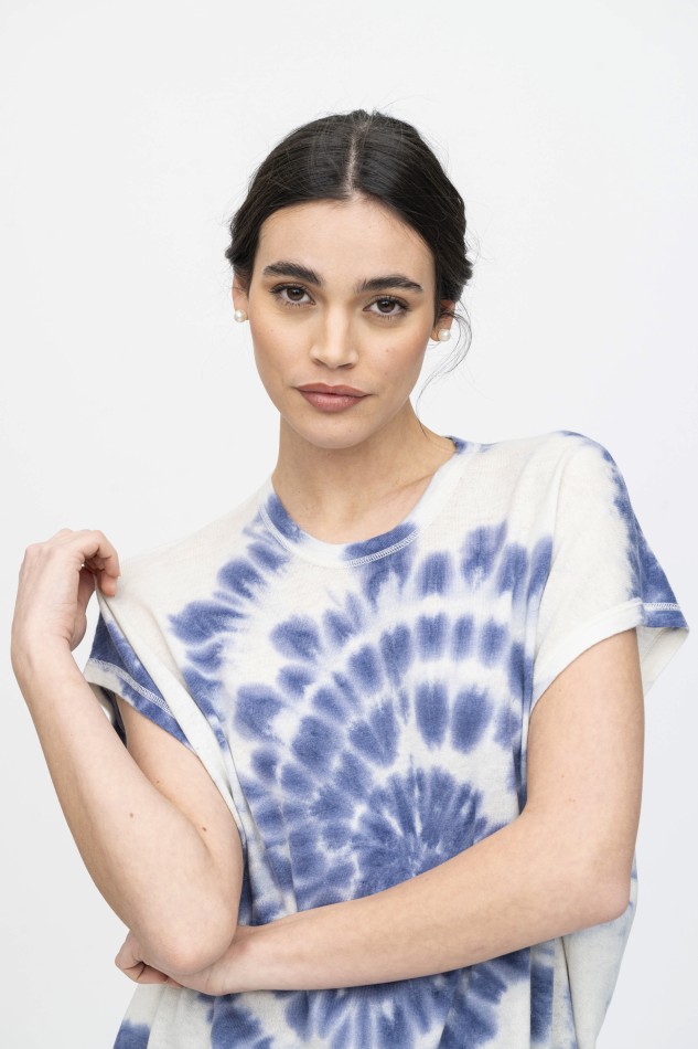 Majestic Filatures |T-shirt manica corta Tye Dye 2