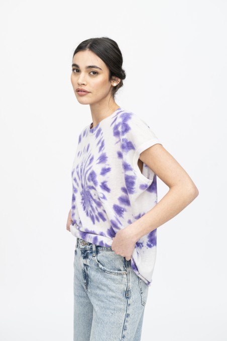 Majestic Filatures |T-shirt manica corta Tie Dye