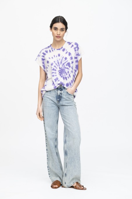 Majestic Filatures |T-shirt manica corta Tie Dye