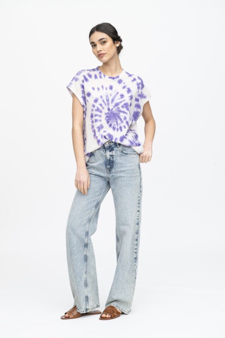 Majestic Filatures |T-shirt manica corta Tye Dye