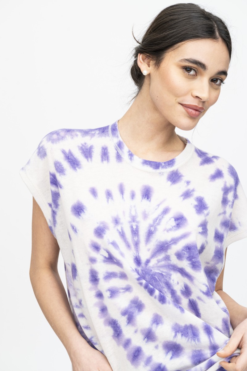 Majestic Filatures |T-shirt manica corta Tye Dye