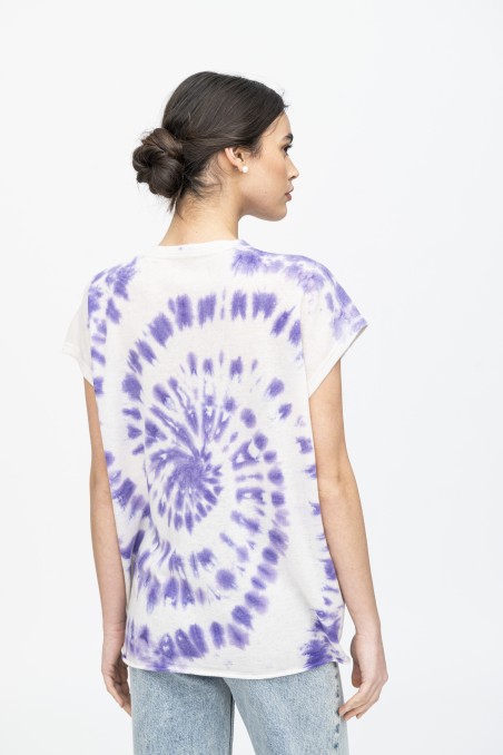 Majestic Filatures |T-shirt manica corta Tie Dye