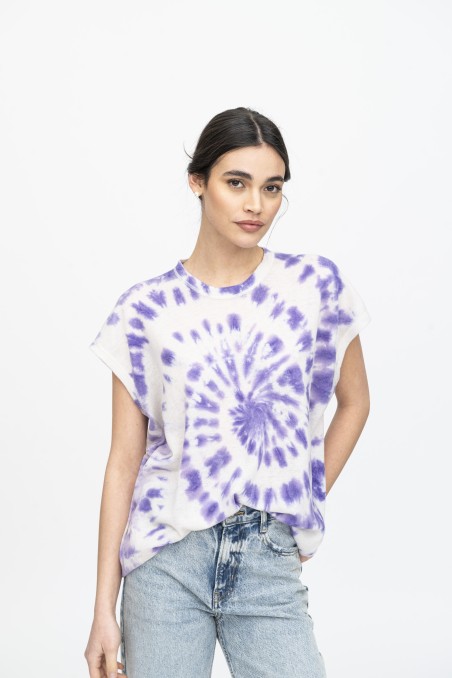 Majestic Filatures |T-shirt manica corta Tie Dye