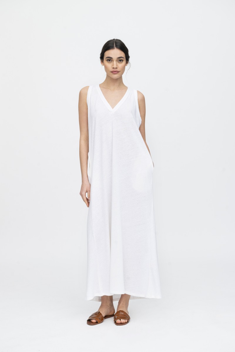Majestic Filatures | Abito in lino e cotone