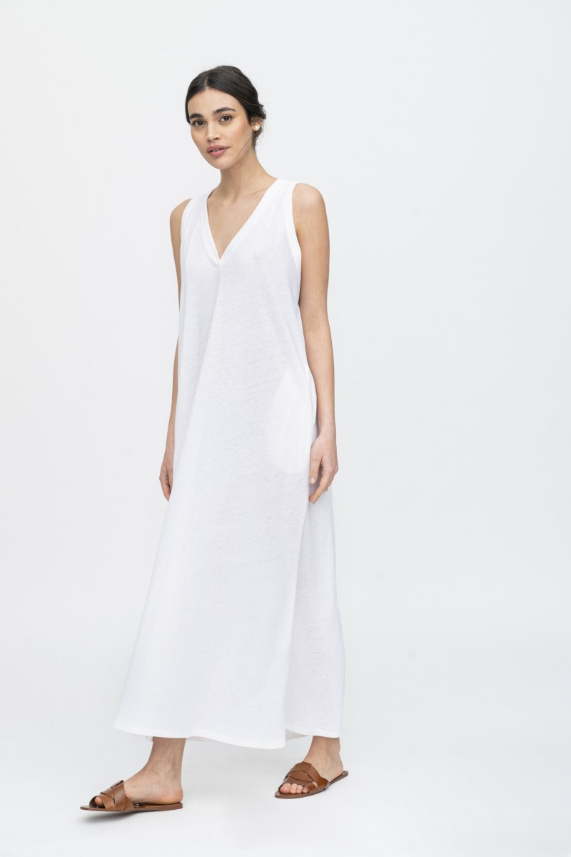 Majestic Filatures | Abito in lino e cotone