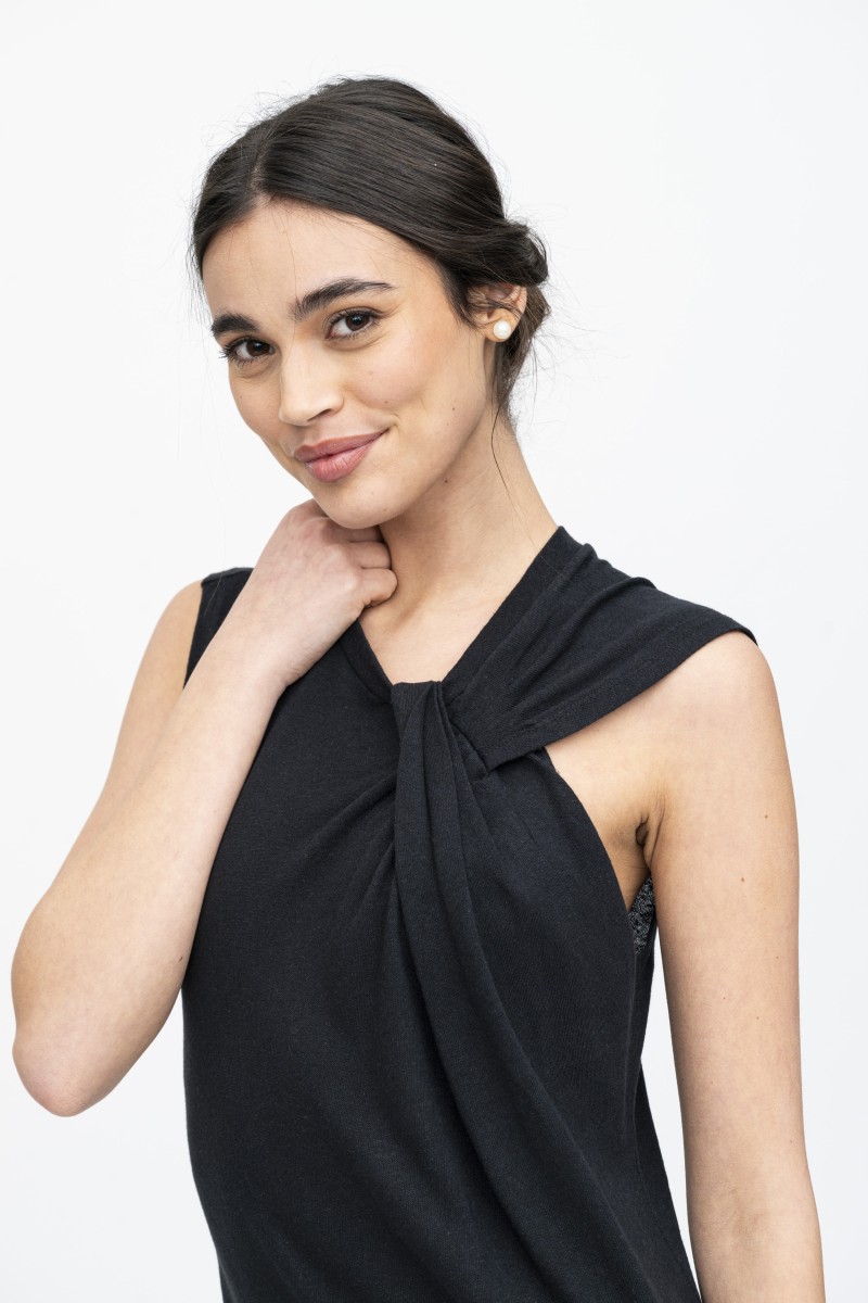 Majestic Filatures | Abito lungo in lino e cotone