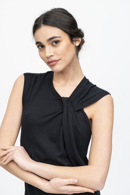 Majestic Filatures | Abito lungo in lino e cotone