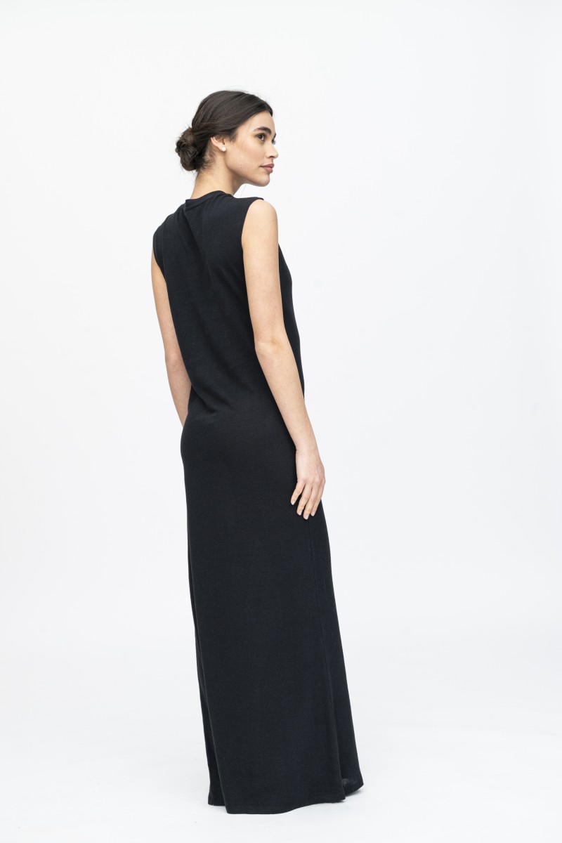 Majestic Filatures | Abito lungo in lino e cotone