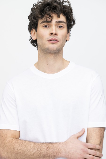 Majestic Filatures | T-shirt girocollo in Lyocell over