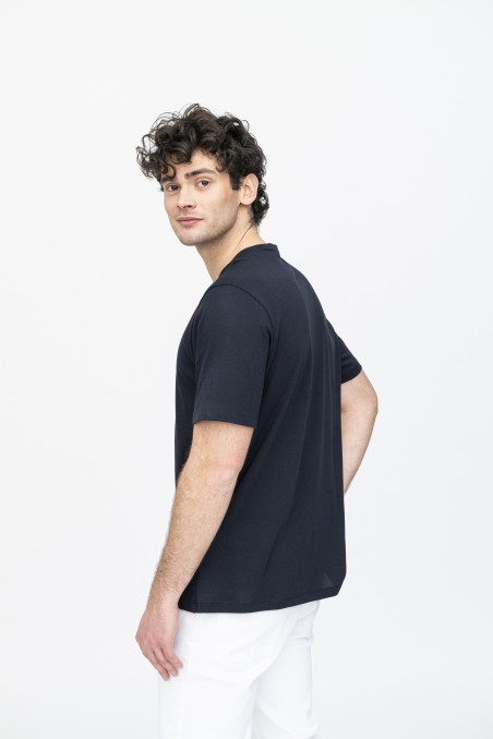 Majestic Filatures | T-shirt in cotone biologico girocollo