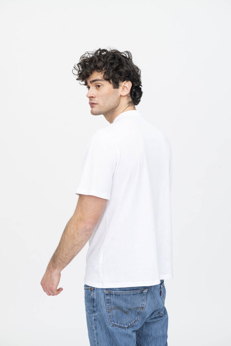 Majestic Filatures | T-shirt girocollo in Cotone Silk Touch Over