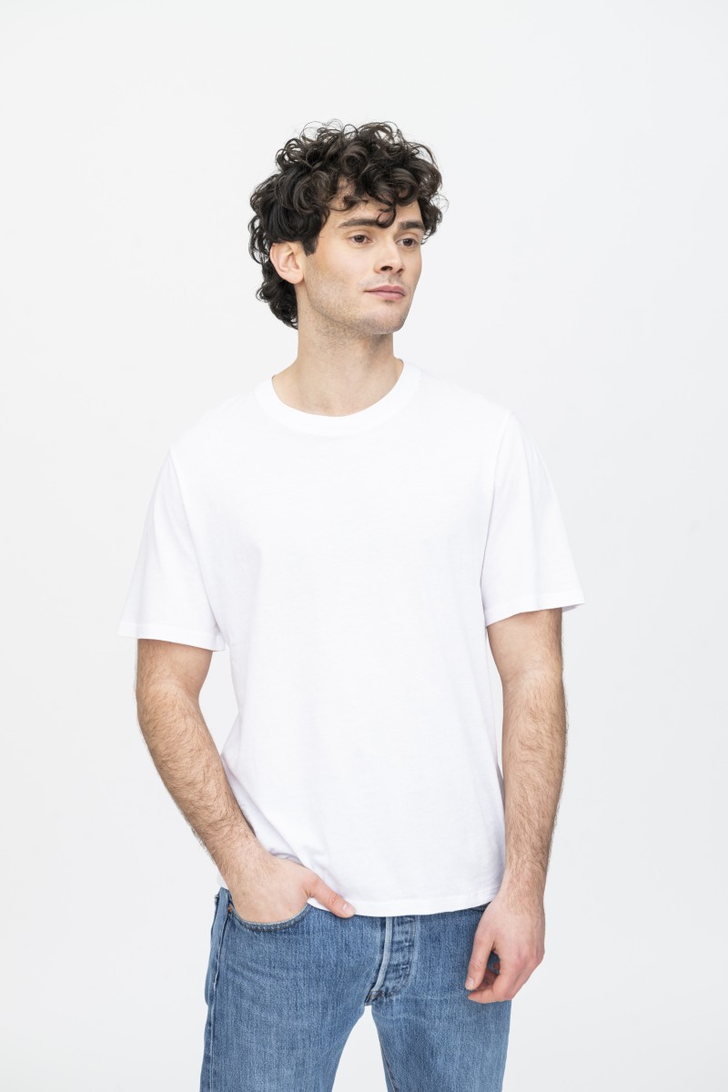 Majestic Filatures | T-shirt girocollo in Cotone Silk Touch Over