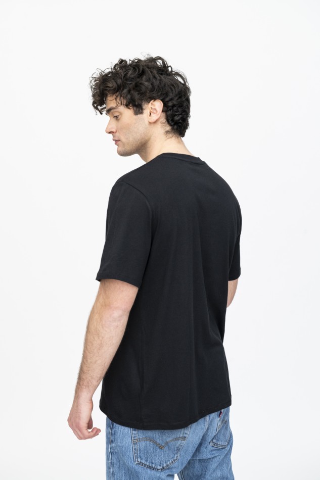 Majestic Filatures | T-shirt girocollo in Cotone Silk Touch Over 2