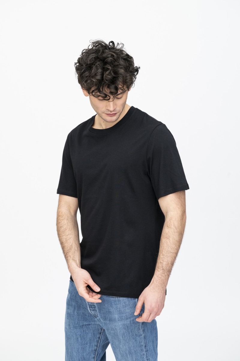 Majestic Filatures | T-shirt girocollo in Cotone Silk Touch Over