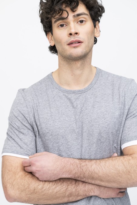 Majestic Filatures | T-shirt doppiata girocollo maniche corte