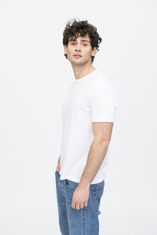 Majestic Filatures |T-shirt girocollo in Lyocell