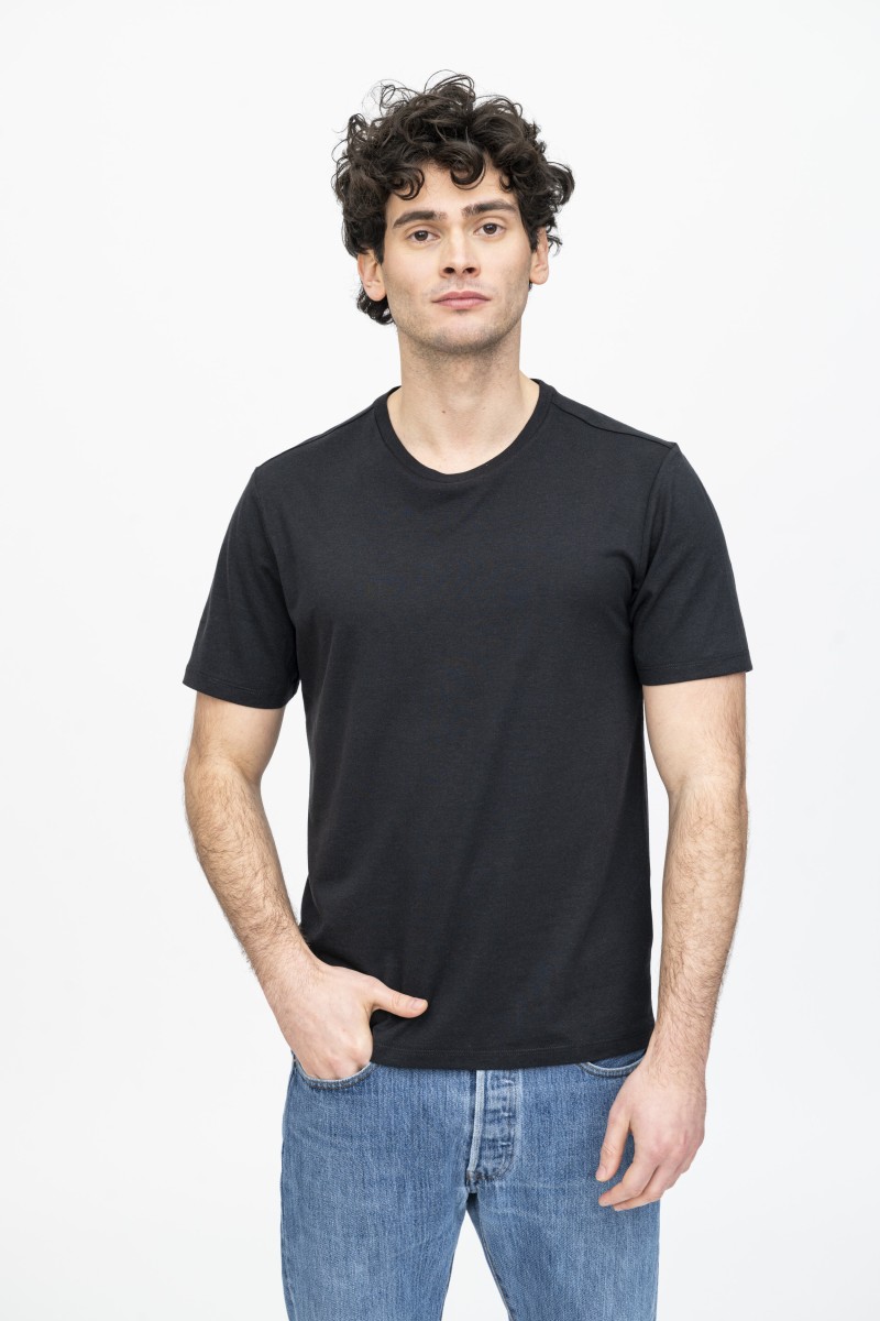 Majestic Filatures |T-shirt girocollo in Lyocell