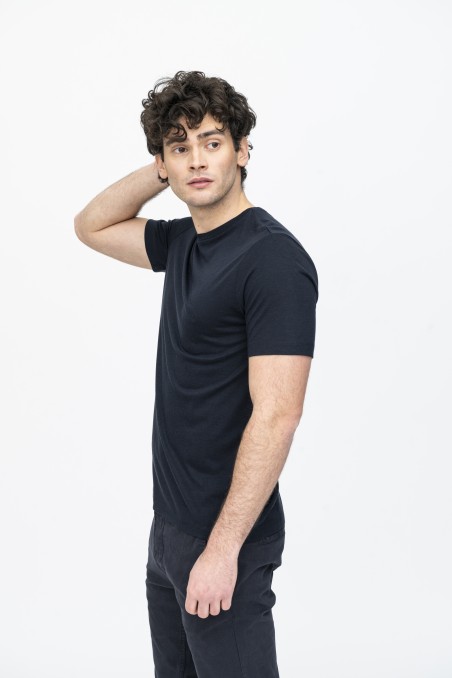 Majestic Filatures |T-shirt girocollo in Lyocell