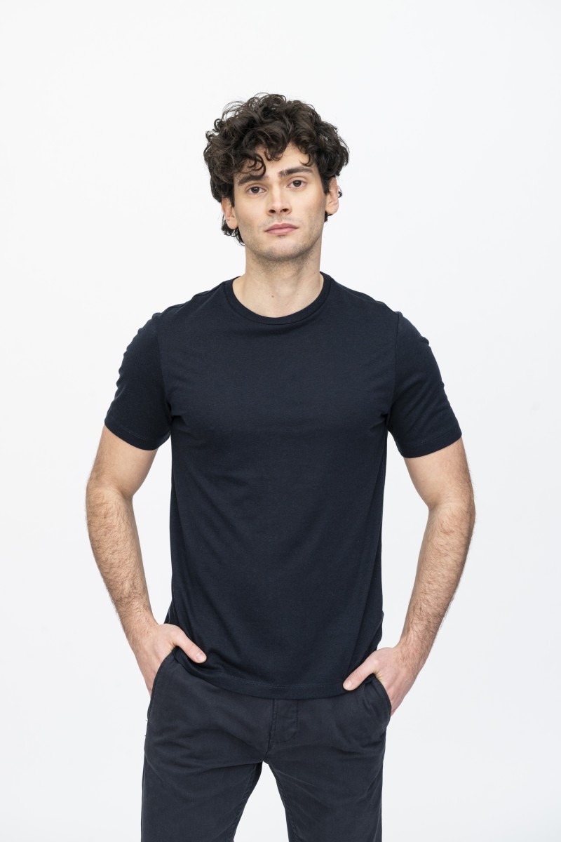 Majestic Filatures |T-shirt girocollo in Lyocell