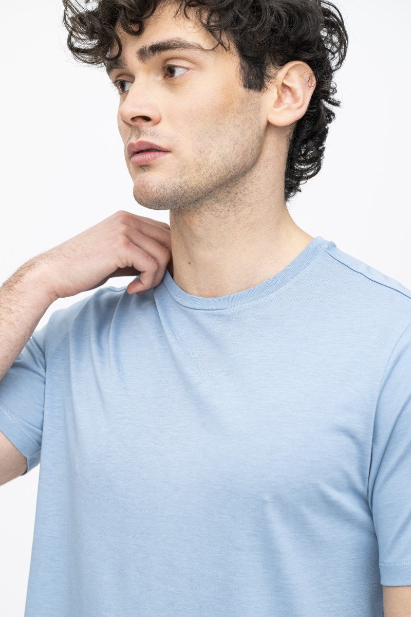 Majestic Filatures |T-shirt girocollo in Lyocell
