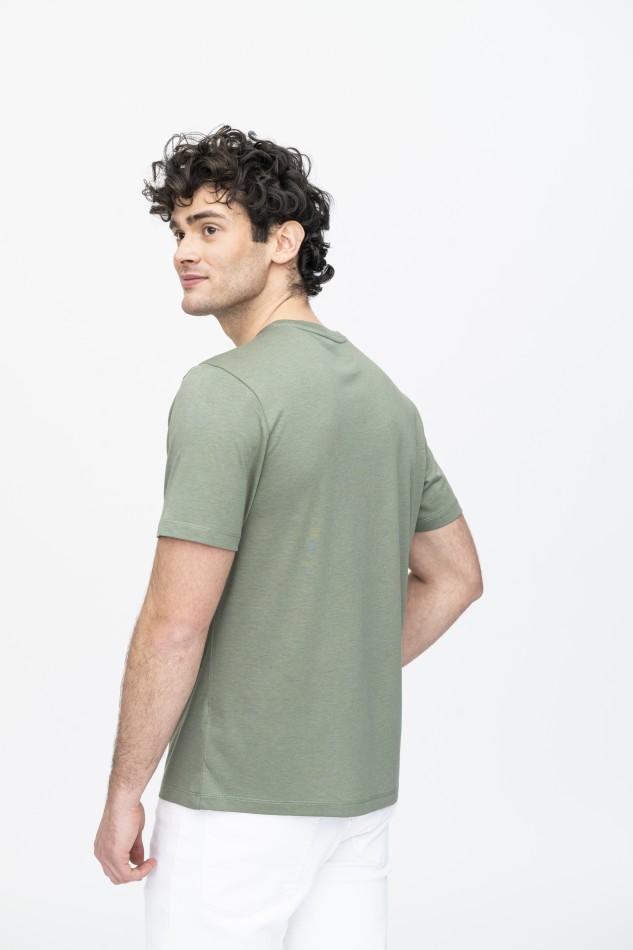Majestic Filatures |T-shirt girocollo in Lyocell 2