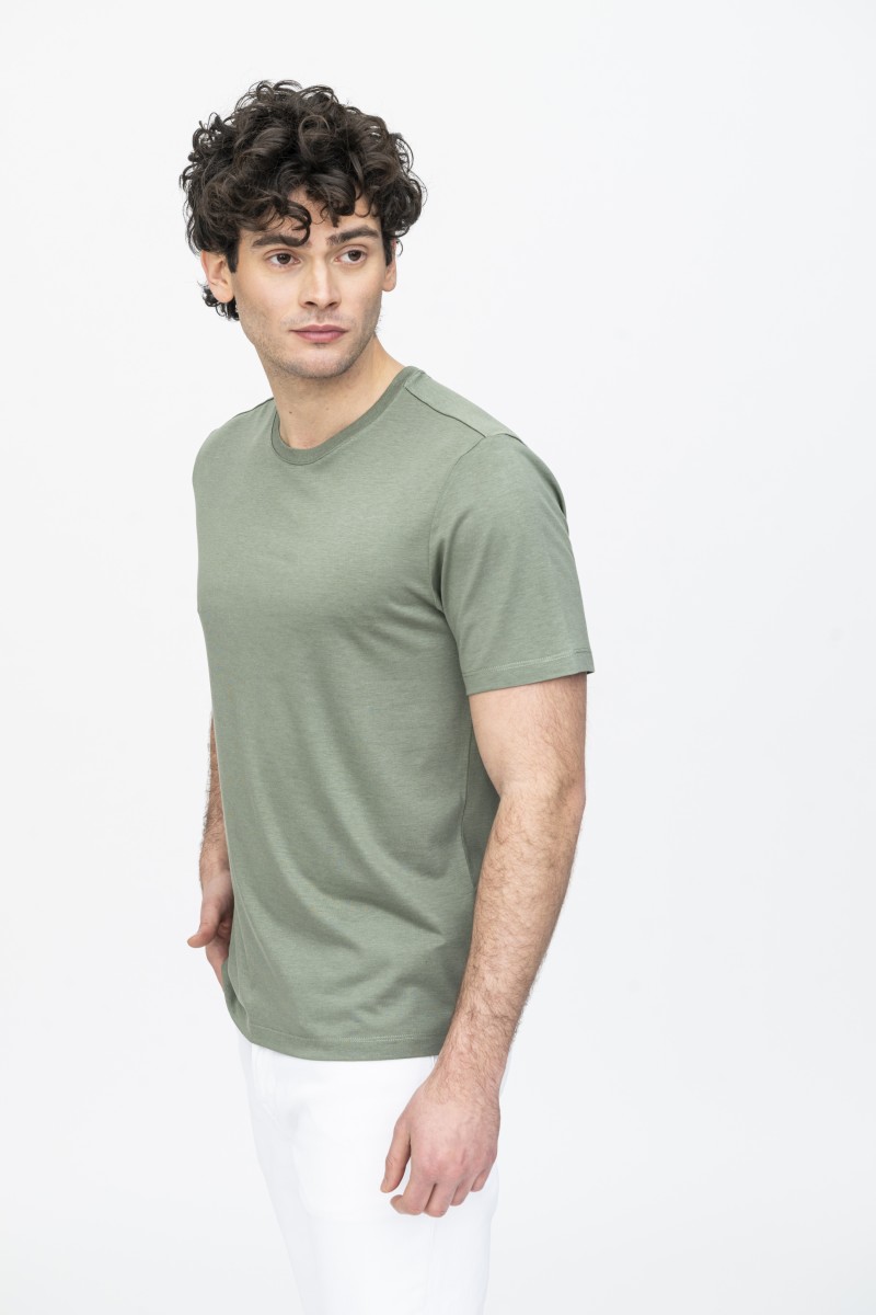 Majestic Filatures |T-shirt girocollo in Lyocell
