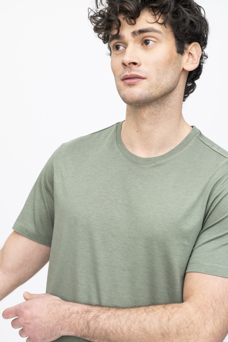 Majestic Filatures |T-shirt girocollo in Lyocell