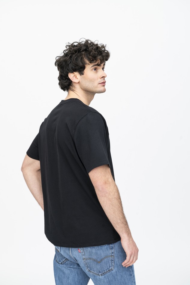 Majestic Filatures | T-Shirt girocollo over in cotone elasticizzato 2