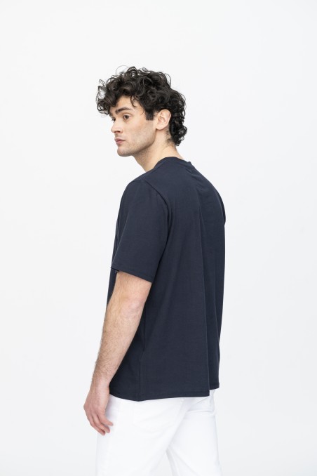 Majestic Filatures | T-Shirt girocollo over in cotone elasticizzato