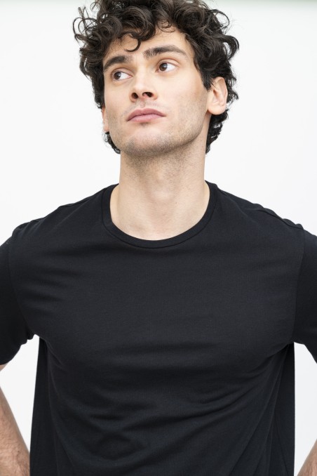 Majestic Filatures | T-shirt in cotone biologico girocollo