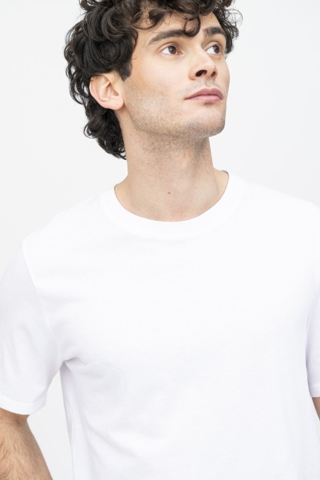 Majestic Filatures | T-shirt girocollo in Cotone Silk Touch Over