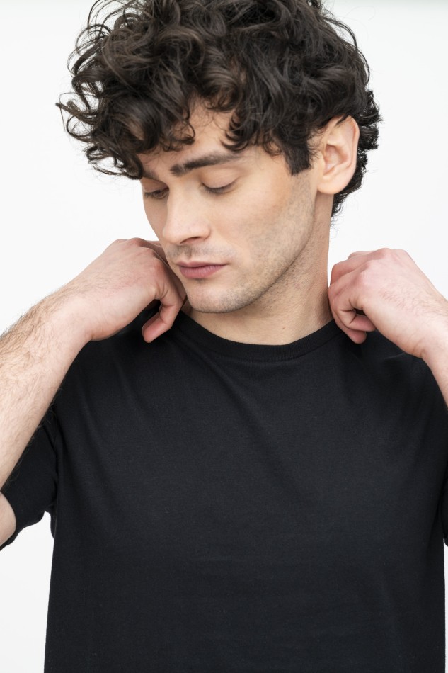 T-shirt girocollo in Cotone Deluxe 2