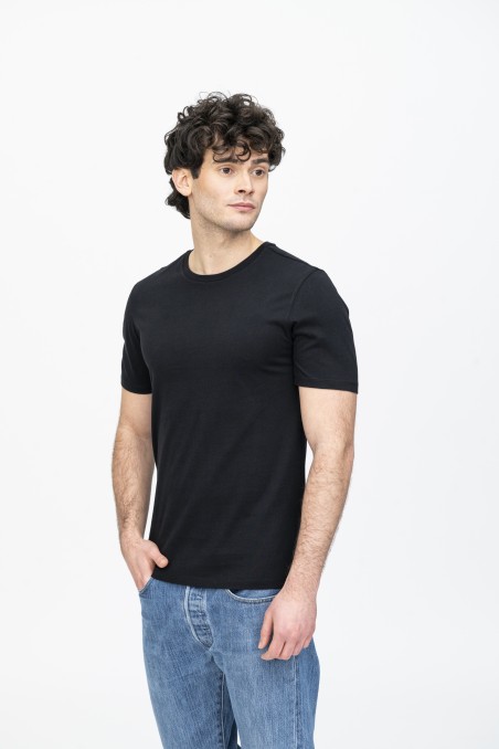 T-shirt girocollo in Cotone Deluxe