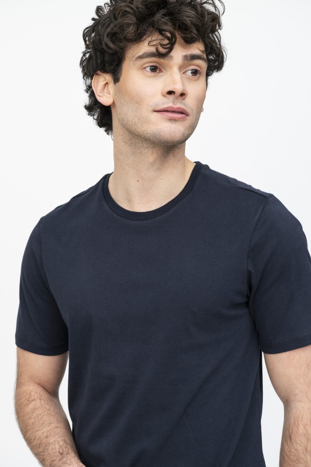 T-shirt girocollo in Cotone Deluxe 2