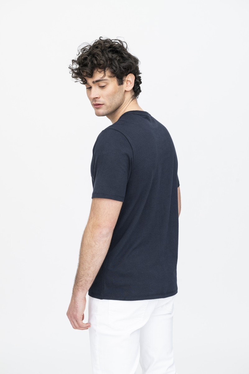 T-shirt girocollo in Cotone Deluxe