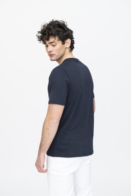 T-shirt girocollo in Cotone Deluxe