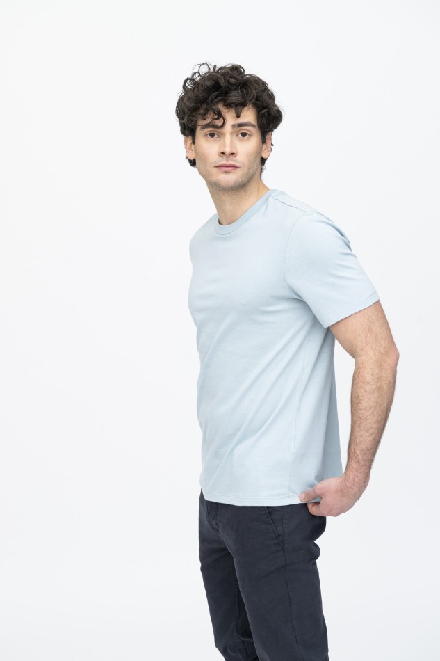 Majestic Filatures | T-shirt girocollo in Cotone Deluxe