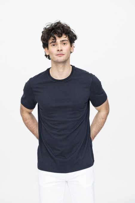 T-shirt girocollo in Cotone Deluxe