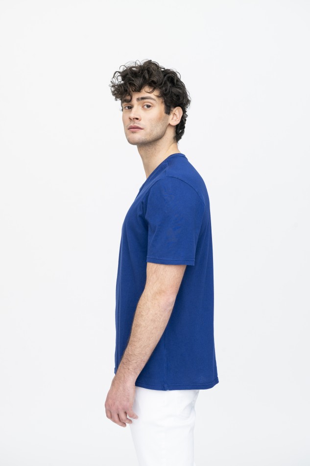 Majestic Filatures | T-shirt girocollo in Cotone Silk Touch 2