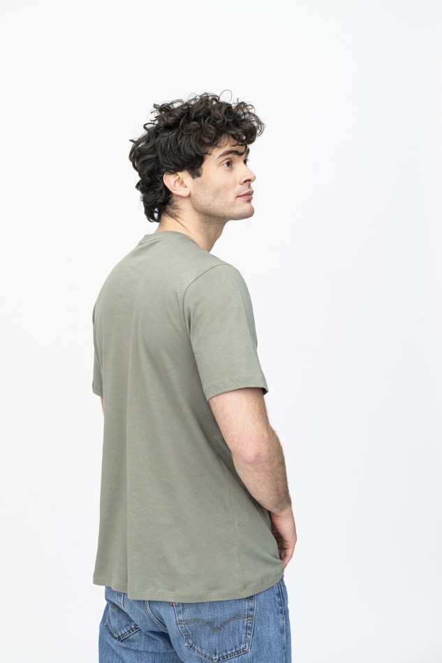 Majestic Filatures | T-shirt girocollo in Cotone Silk Touch 2