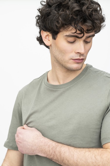Majestic Filatures | T-shirt girocollo in Cotone Silk Touch