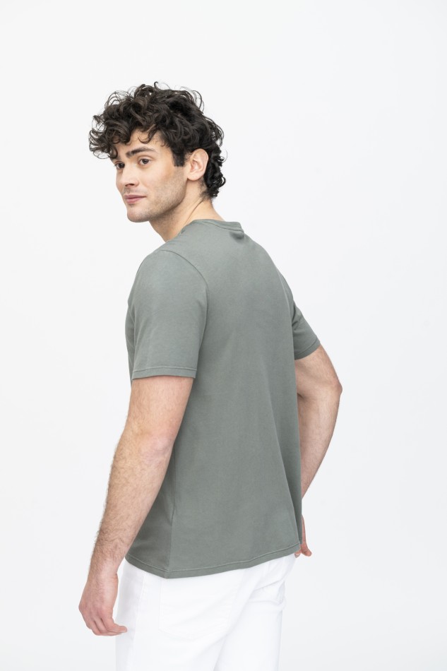Majestic Filatures | T-shirt girocollo in Cotone Silk Touch 2
