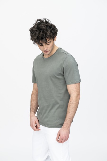 Majestic Filatures | T-shirt girocollo in Cotone Silk Touch